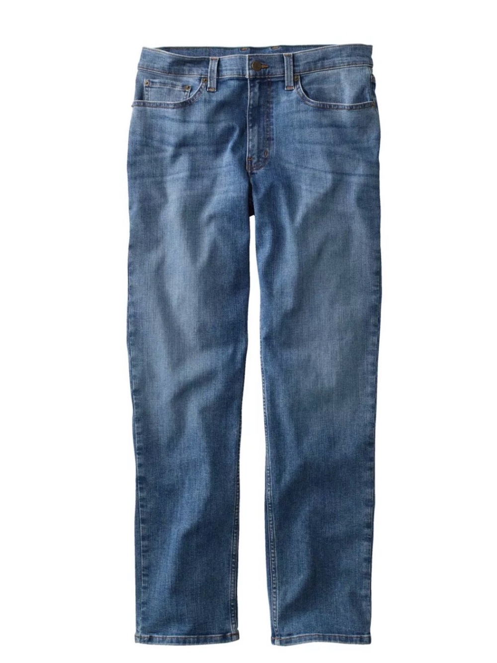 L.L.Bean BeanFlex Standard Athletic Fit Jean Sz 32X34 Medium Wash Stretch Casual